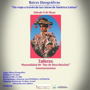 Museo Etnográfico. González Santana. Olivenza. Extremadura. Actividades. Didáctica. Talleres. Cartel Taller Raíces Etnográficas
