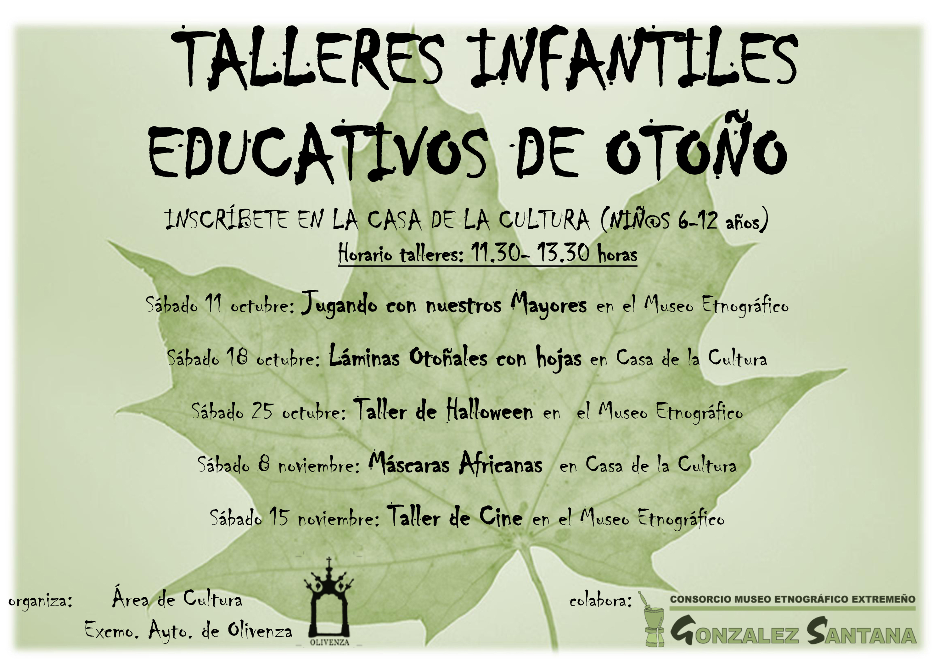 Talleres Infantiles Educativos de Otoño 1