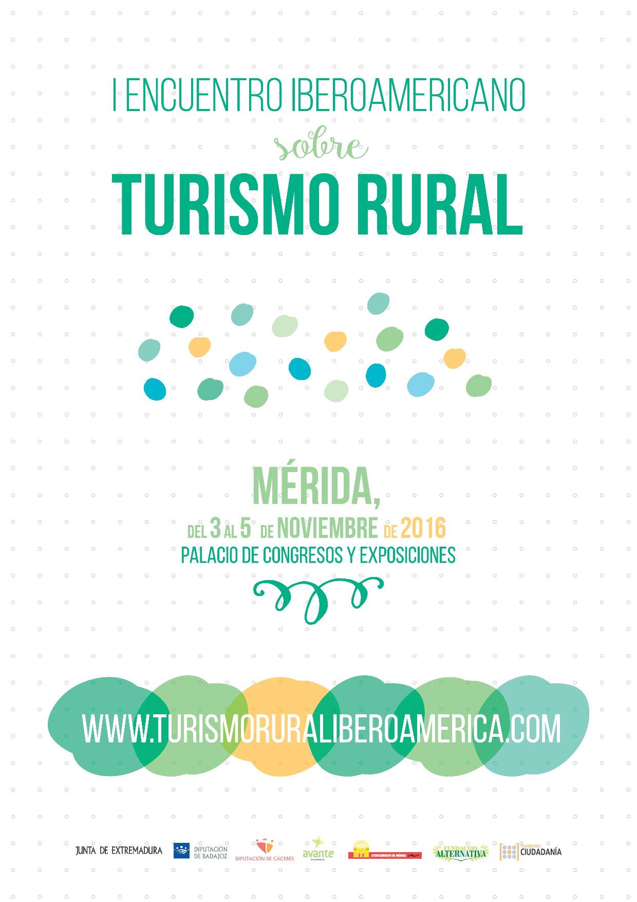Cartel I Encuentro iberoamericano Turismo Rural
