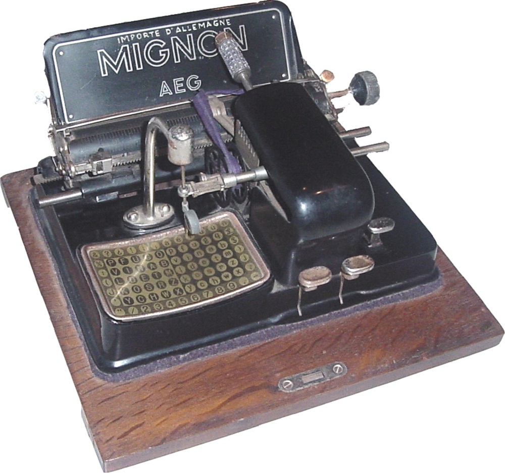 Fotografía máquina de escribir alta resolución copia