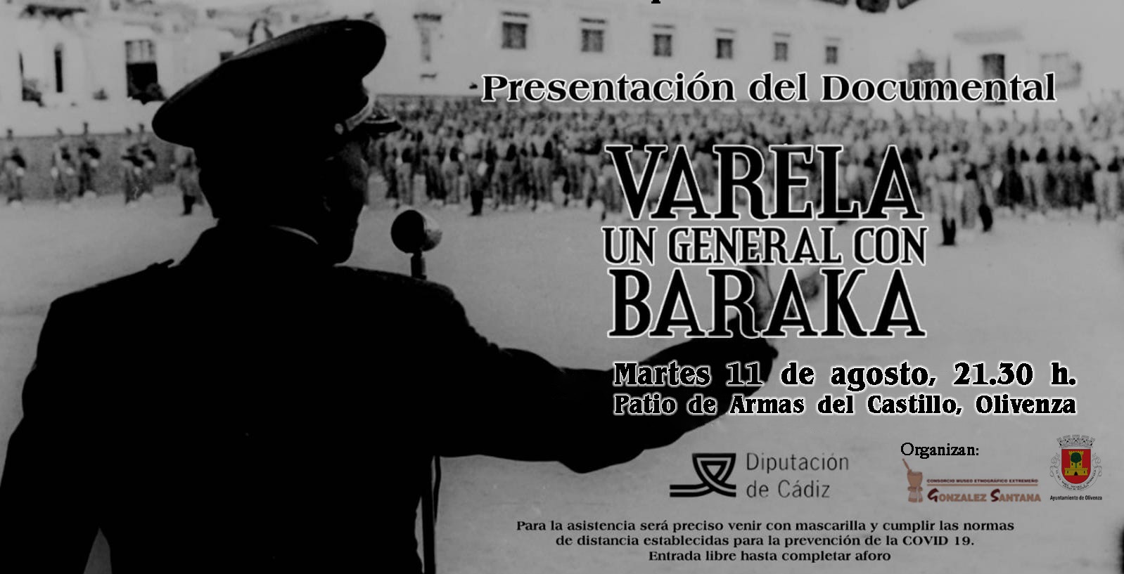 Cartel presentación documental Baraka