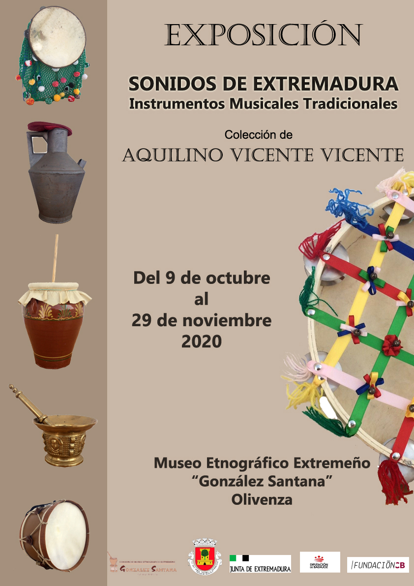 de instrumentos musicales tradicionales el Museo Etnográfico de Olivenza - Museo de Olivenza