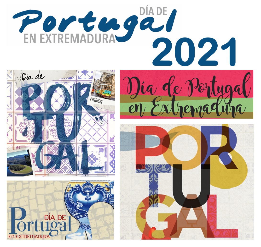 Cartel Dia de Portugal en Extremadura 2021
