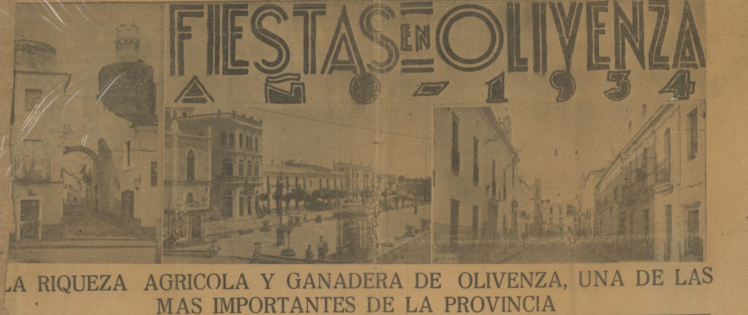 Fiestas en Olivenza 1934 scaled